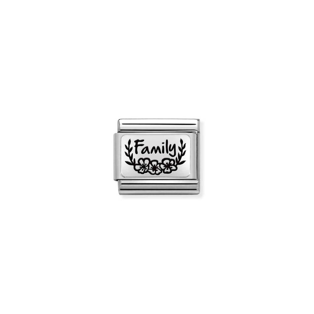 NEW NOMINATION unisex stainless steel links bracelet in family
